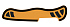 Задняя накладка для ножей VICTORINOX Hunter XS и XT 111 мм, нейлоновая, оранжево-чёрная - Фото 1