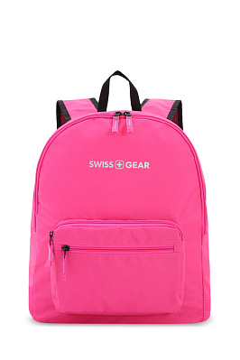 Рюкзак SWISSGEAR складной , полиэстер, 33,5х15,5x40 см, 21 л (Розовый)