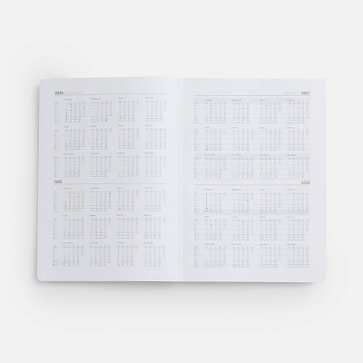 Ежедневник New Factor, недатированный, красный