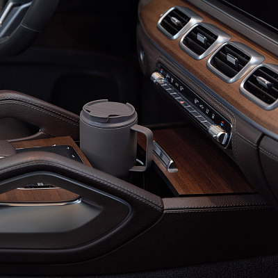 Термокружка вакуумная Авентура (Aventura), синяя