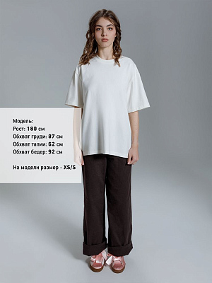 Футболка оверсайз Kangas, белая