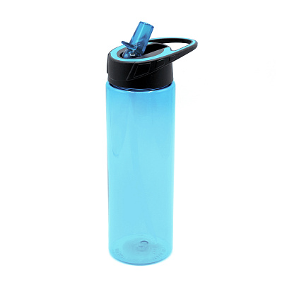 Пластиковая бутылка Mystik, синяя (Синий)