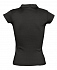 Рубашка поло женская без пуговиц Pretty 220, черная - Фото 2