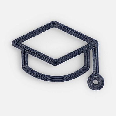 Подвеска Industry 3D-печать на заказ шапочка студента Подвеска Industry 3D-печать на заказ шапочка студента