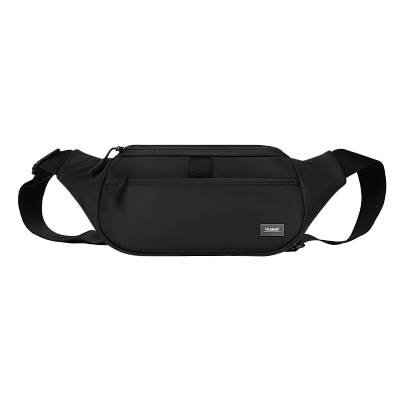 Поясная сумка Бостон (Boston), черный (Черный, серый)