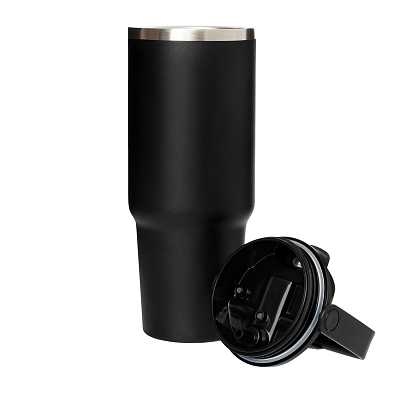 Термокружка вакуумная Montana, черный