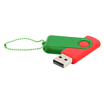 Флешка Designer To Go 2.0 USB 16Gb  (Красный/зеленый)