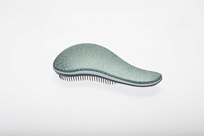 Щетка массажная DEWAL BEAUTY, для легкого расчесывания волос, большая с ручкой  цвет голубой- черный