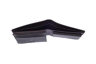 Бумажник KLONDIKE Claim,натуральная кожа в коричневом цвете, 12 х 2 х 9,5 см