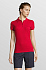 Рубашка поло женская People 210, красная - Фото 4