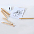 Набор цветных карандашей с раскрасками и точилкой "Figgy", 7,4х9х1,5см, дерево, картон, бумага - Фото 4