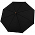 Зонт складной Nature Mini, черный - Фото 1