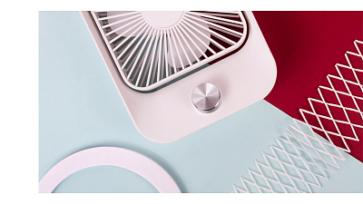 Портативный вентилятор Rombica NEO Flow, белый