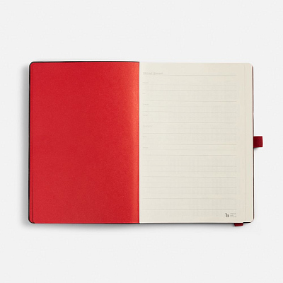 Ежедневник Peel Flex, недатированный, красный