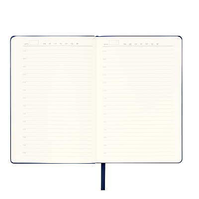 Ежедневник Spark недатированный, синий (с упаковкой, со стикерами)