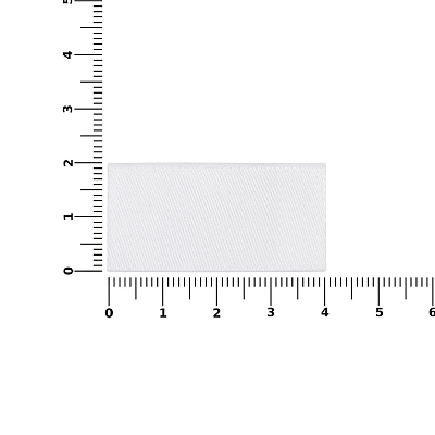 Лейбл тканевый Epsilon, XXS, белый