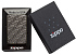 Зажигалка ZIPPO Armor™ с покрытием High Polish Black Ice®, латунь/сталь, чёрная, 38x13x57 мм - Фото 7