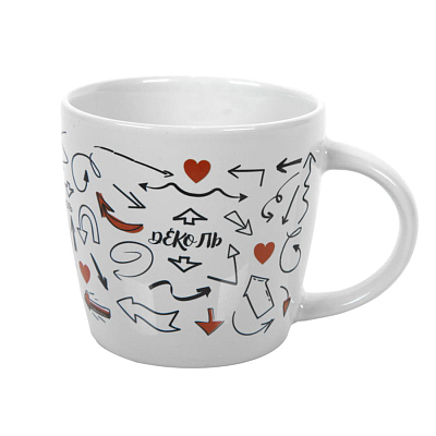 Кружка MILK ,  глянцевое покрытие