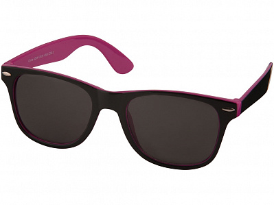Очки солнцезащитные Sun Ray с цветной вставкой (Розовый/черный)