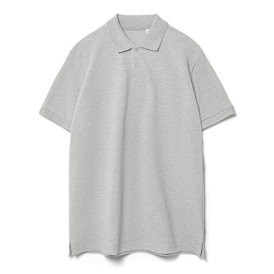 Рубашка поло мужская Virma Premium  (Серый меланж)