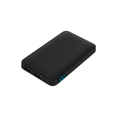 Внешний аккумулятор с подсветкой Ancor 5000 mAh, черный (Чёрный)