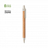 Ручка шариковая YARDEN, бежевый, натуральная пробка, пшеничная солома, ABS пластик, 13,7 см - Фото 2