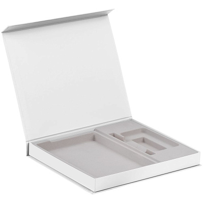 Коробка Daily Touch под ежедневник, аккумулятор и ручку, белая (Белый)