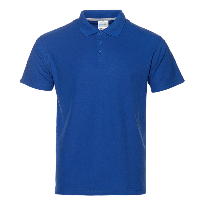 Рубашка поло мужская STAN хлопок/полиэстер 185, 104 (Синий)