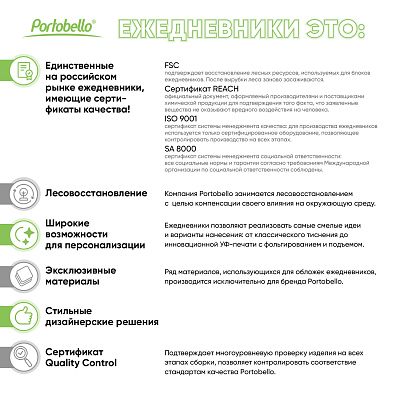 Ежедневник Спарк мини (Spark mini) A6 недатированный, черный
