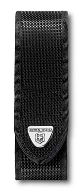 Чехол на ремень VICTORINOX для ножей RangerGrip 130 мм, на липучке, кожаный, 35x40x140 мм, чёрный (Черный)