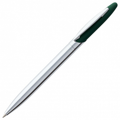 Ручка шариковая Dagger Soft Touch, зеленая (Зеленый)