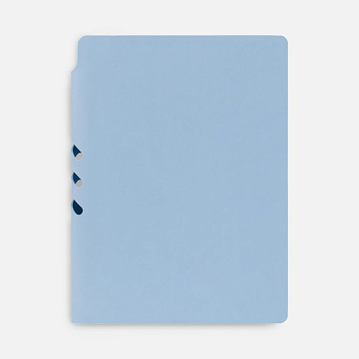 Ежедневник Flexpen Shall, недатированный, голубой