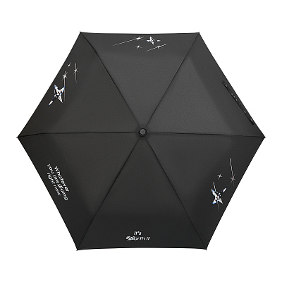 Зонт складной Филтон (Filton), черный с системой безопасности (Safety System)