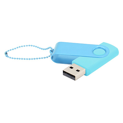 Флешка Designer To Go 2.0 USB 16Gb  (Бирюзовый/Голубой)