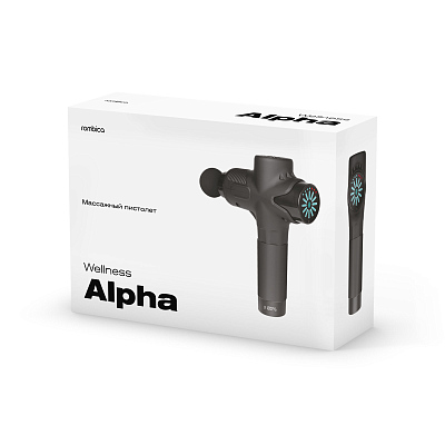 Массажер для тела Rombica Wellness Alpha, черный