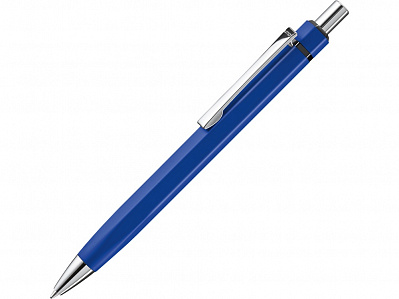 Ручка металлическая шариковая шестигранная Six (Синий)