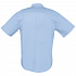 Рубашка мужская с коротким рукавом Brisbane, голубая - Фото 2