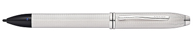 Стилус-ручка Cross Townsend E-Stylus с электронным кончиком. Цвет - платиновый. (Серебристый)