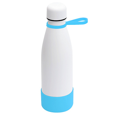 Термобутылка герметичная вакуумная Olivia To Go  (Белый/бирюзовый)