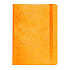 Ежедневник недатированный Boomer, А5,  оранжевый, кремовый блок, без обреза - Фото 2