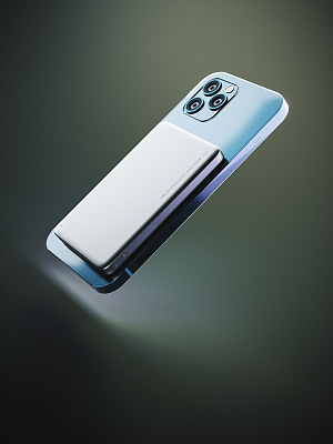 Беспроводной магнитный ПЗУ Olmio QM-15, серебро