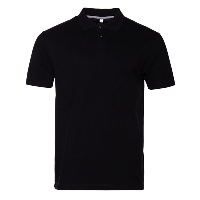 Рубашка поло унисекс STAN хлопок 185, 04U (Чёрный)