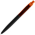 Ручка шариковая Prodir QS01 PRT-P Soft Touch, черная с оранжевым - Фото 4