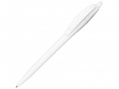 Ручка пластиковая шариковая Монро (Белый глянцевый)