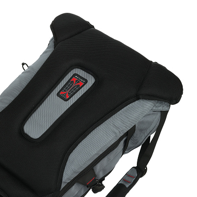 Рюкзак TORBER DRIVE с отделением для ноутбука 15", серый/красный, полиэстер 1680D, 36x17x50 см, 30 л