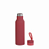 Бутылка для воды "Фитнес" 700 мл, покрытие soft touch, красный - Фото 5
