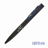 Ручка шариковая "Lip", покрытие soft touch, черный с синим - Фото 1