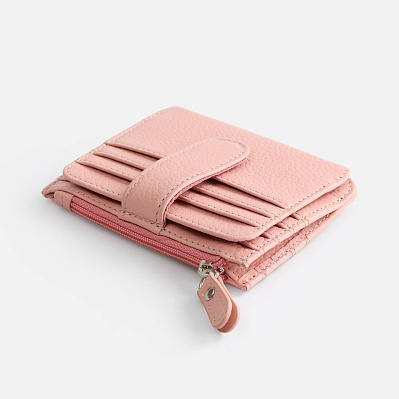 Картхолдер на молнии Unison  (Розовый)