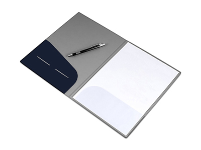 Папка для документов с возможностью полноцветной УФ-печати, софт-тач