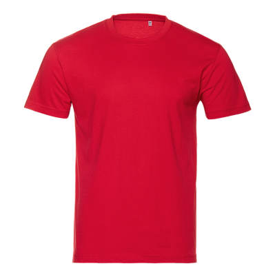 Футболка унисекс хлопок 150, 52 (Красный)